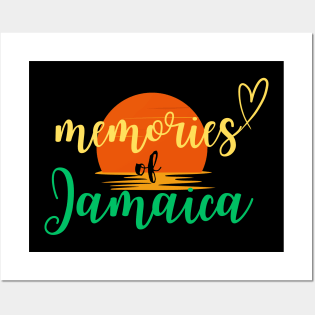 Memories of Jamaica Wall Art by PurePrintTeeShop